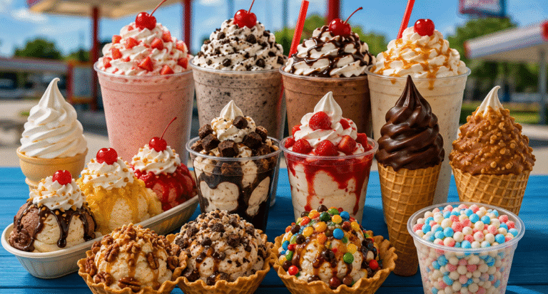 Sonic Ice Cream Menu